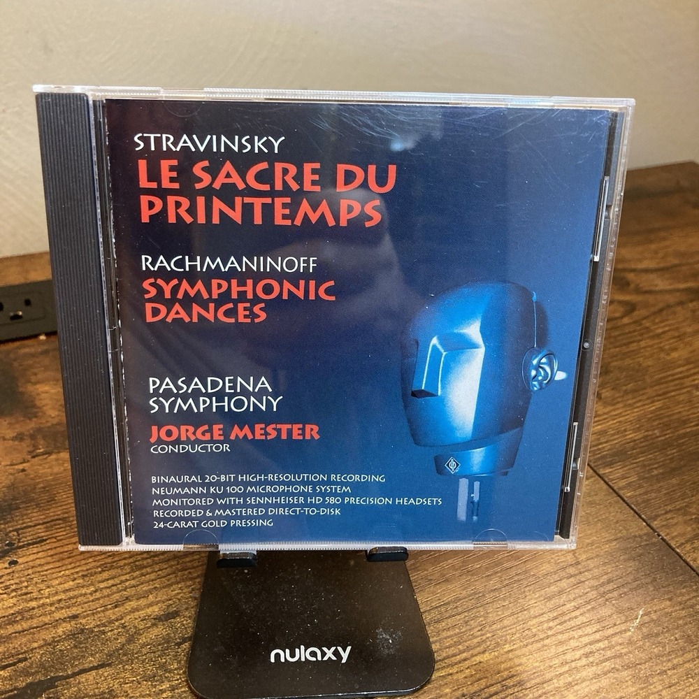 Stravinsky - Rite Of Spring (Le Sacre Du Printemps) BINAURAL - RARE - GOLD CD